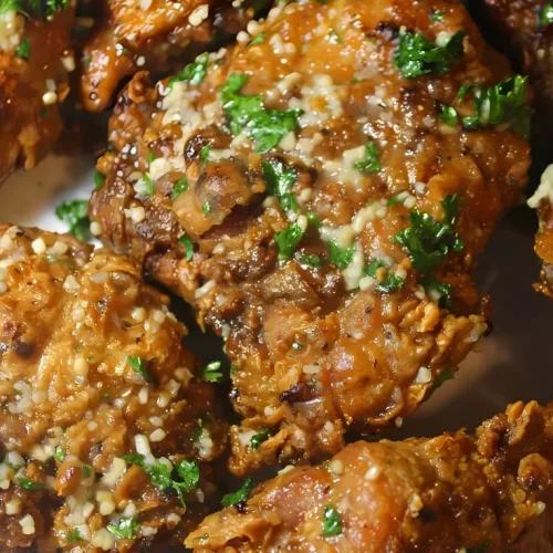 Buttery Garlic Fried Chicken Recipe