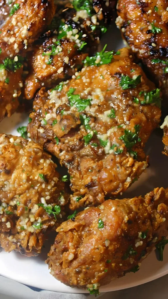 Buttery Garlic Fried Chicken Recipe