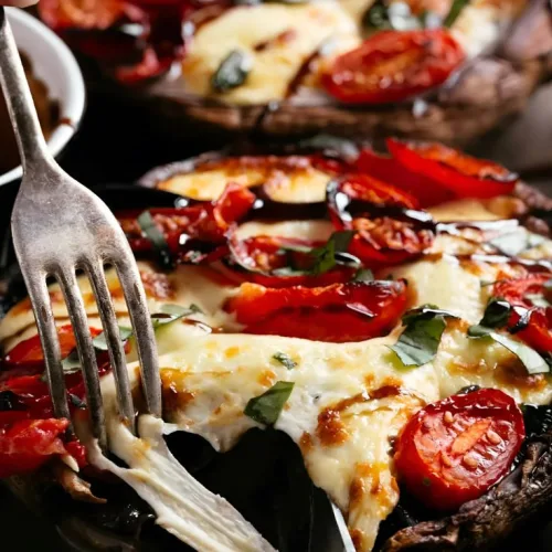 Caprese Stuffed Portobello Mushrooms Recipe