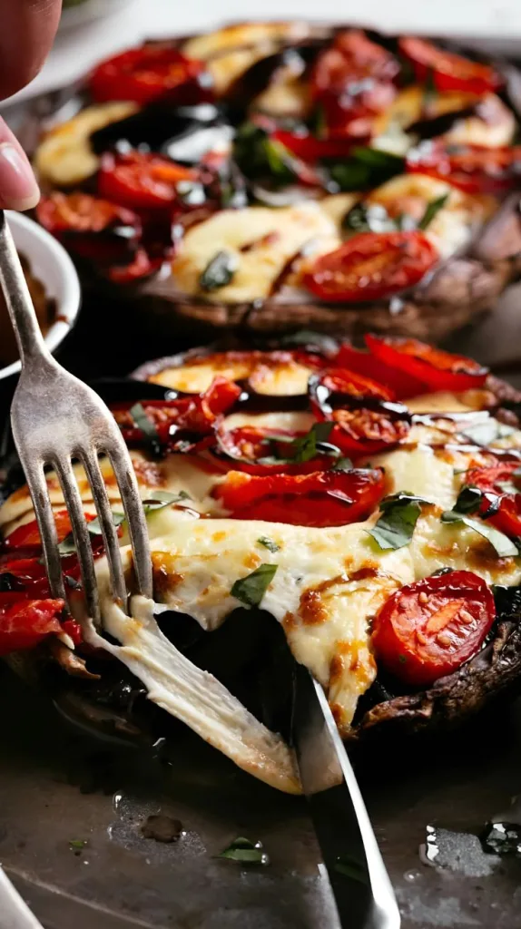 Caprese Stuffed Portobello Mushrooms Recipe