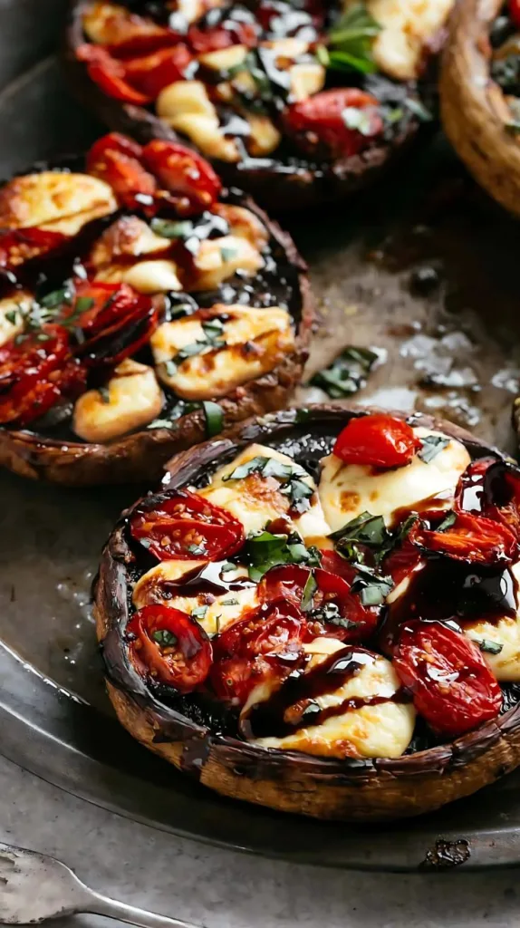 Caprese Stuffed Portobello Mushrooms Recipe