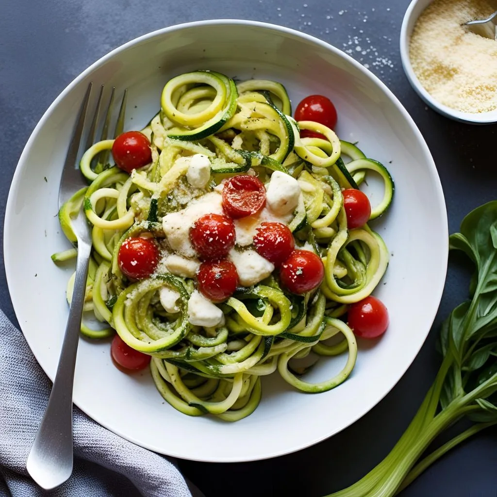Caprese Zucchini Noodles