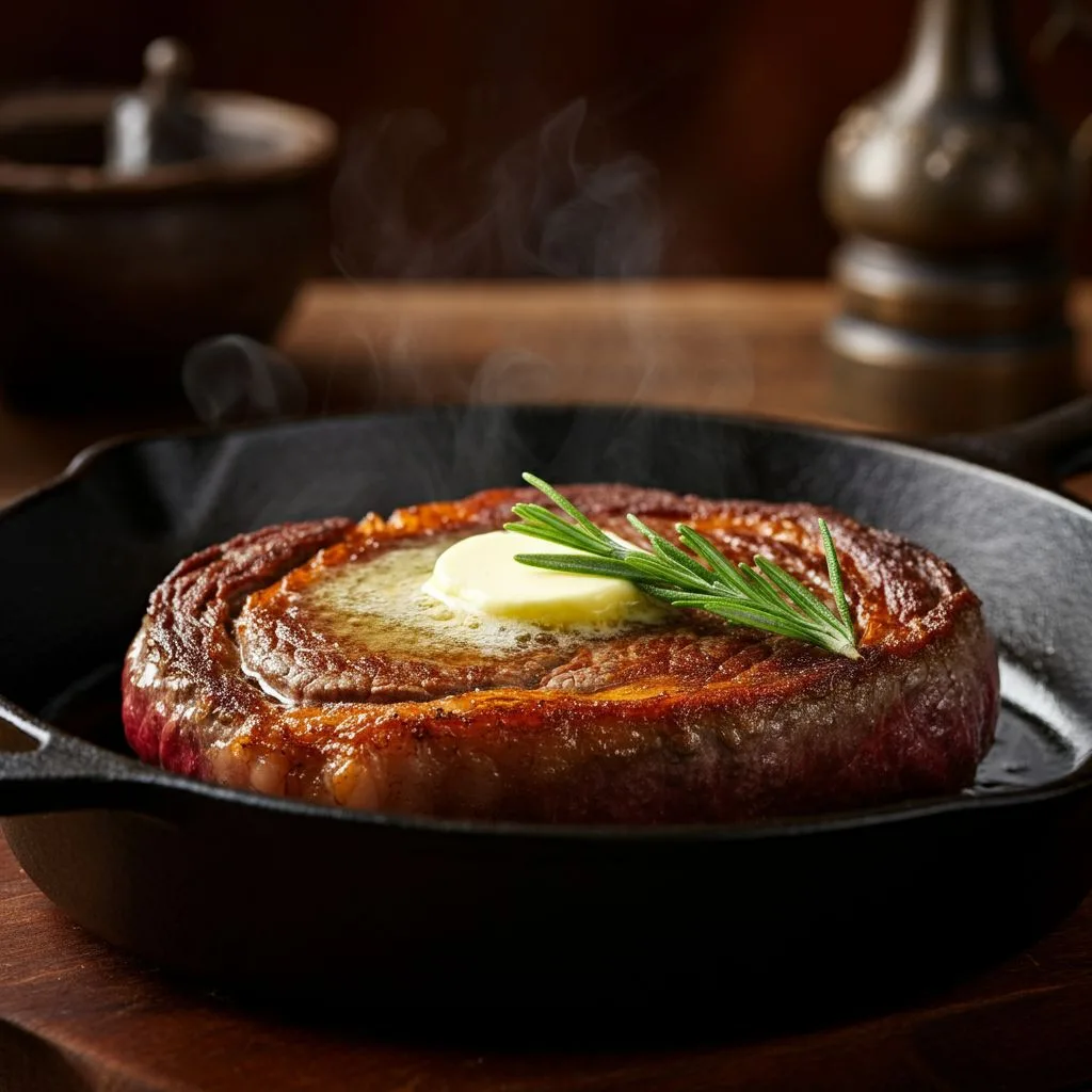 Cast Iron Ribeye Steak Recipe