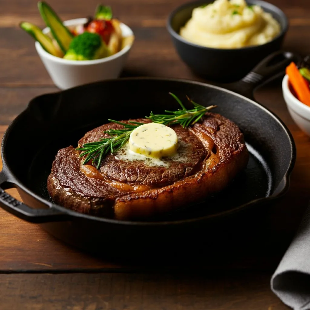 Cast Iron Ribeye Steak Recipe