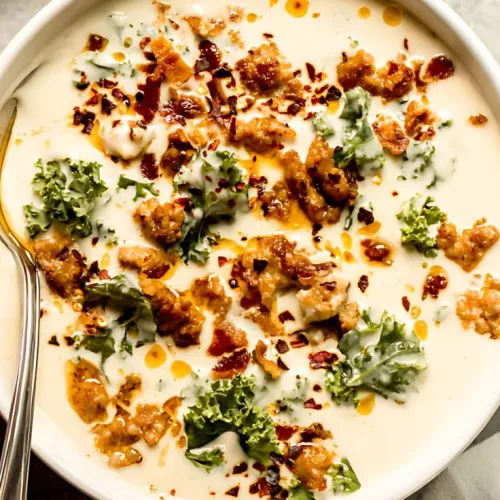 Cauliflower Sausage Kale Soup Recipe