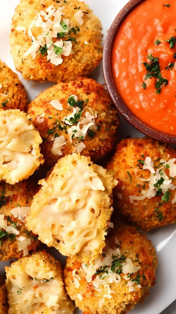 Cheesecake Factory Air Fryer Fried Macaroni and Cheese Balls Copycat Recipe