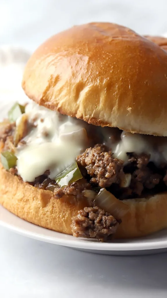 Cheesesteak Style Sloppy Joe Recipe