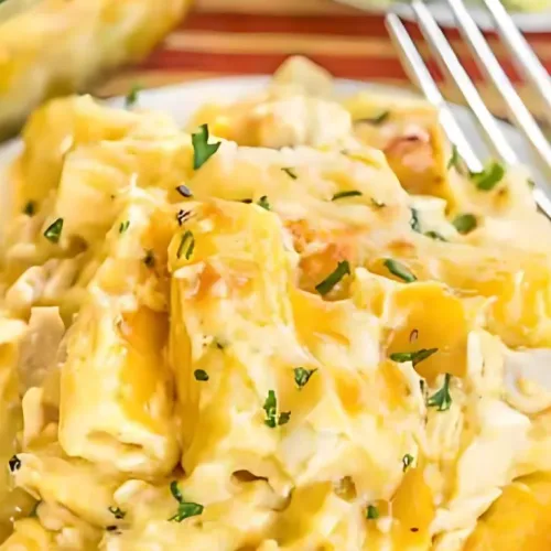 Cheesy Chicken Rigatoni Recipe