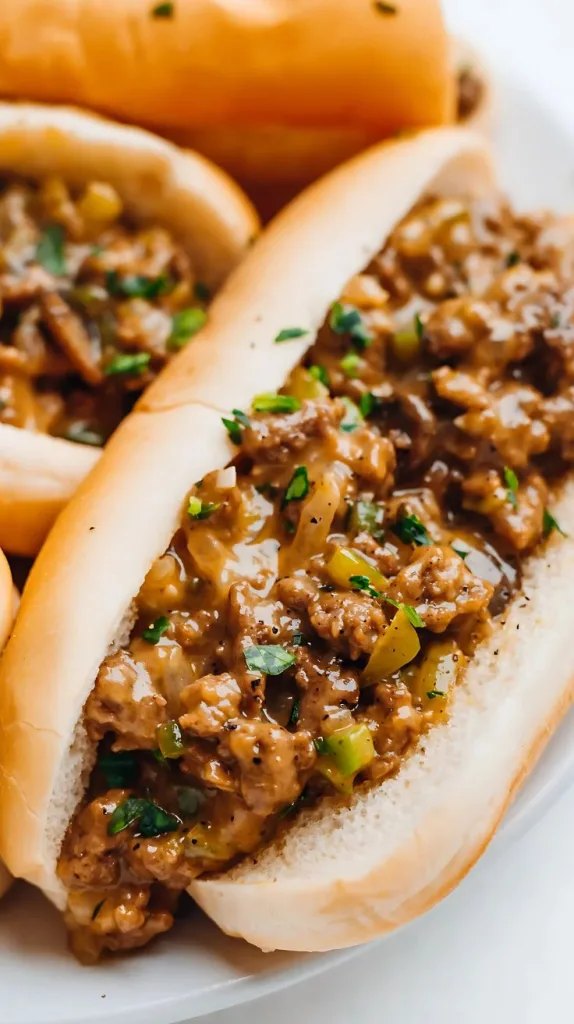 Cheesy Hot Beef Sandwich Recipe