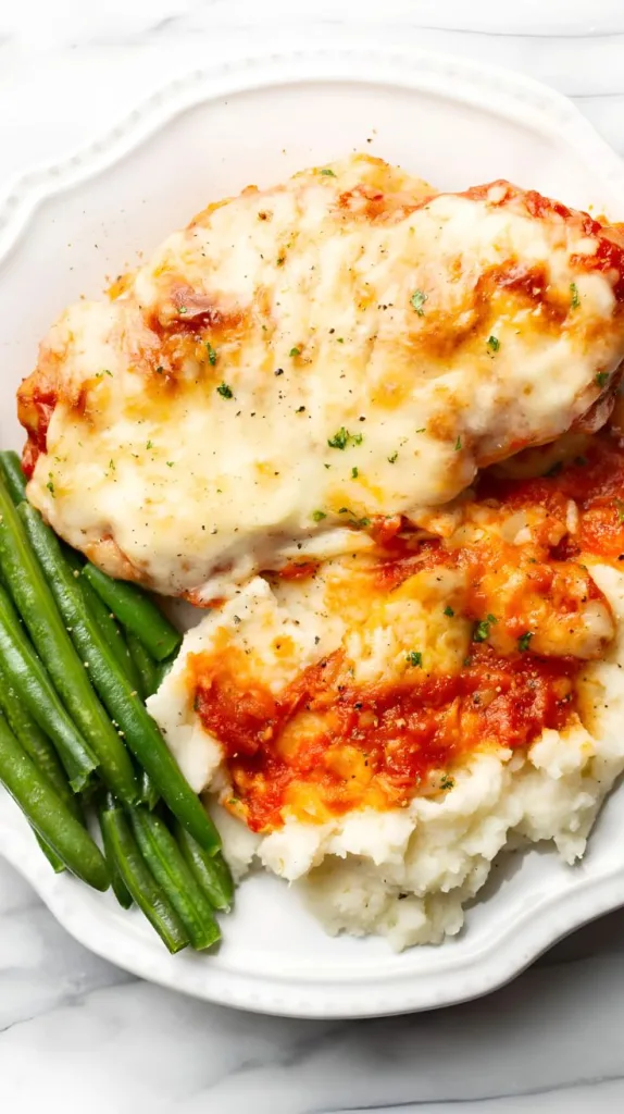 Cheesy Mozzarella Chicken Bake