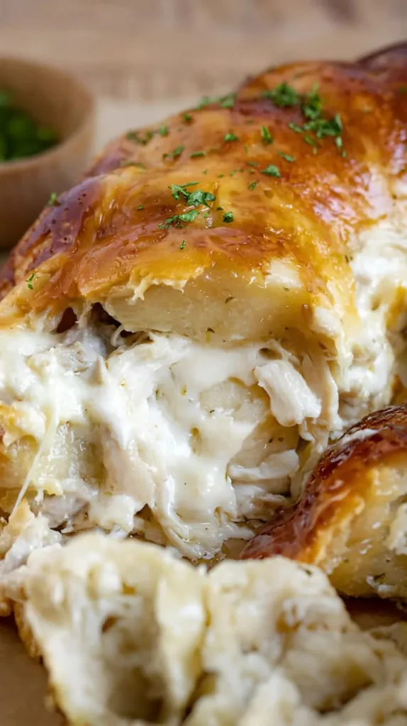 Chicken Alfredo Monkey Bread Recipe