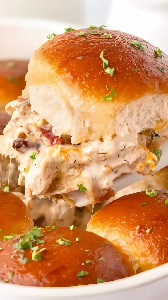 Chicken Bacon Ranch Sliders