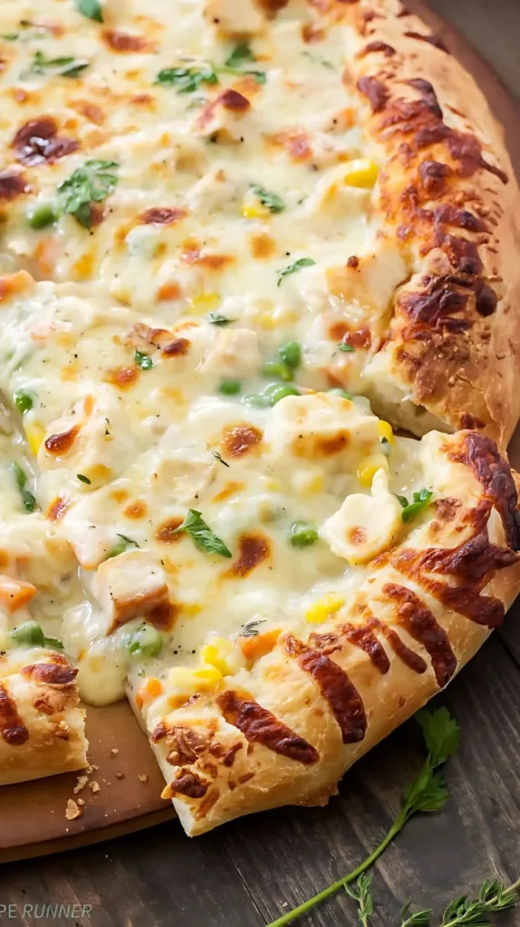 Chicken Pot Pie Pizza Recipe