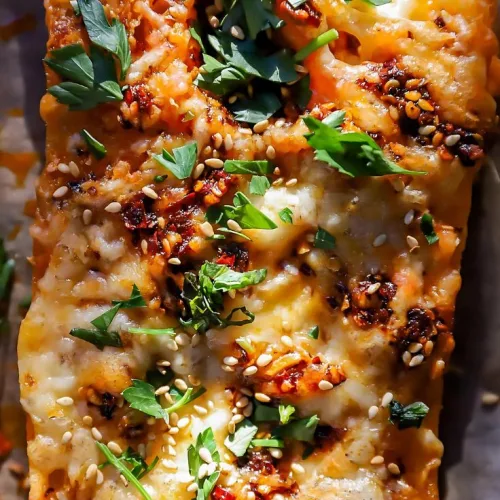 Chili Crunch Garlic Bread Recipe
