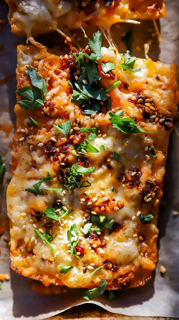 Chili Crunch Garlic Bread Recipe