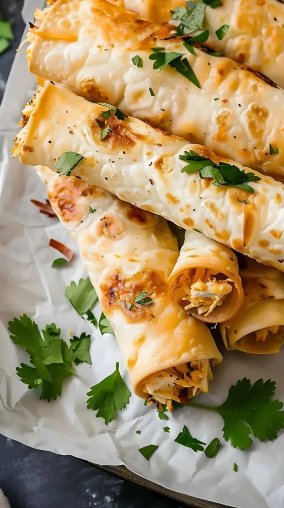 Cream Cheese Chicken Taquitos 30 Minutes