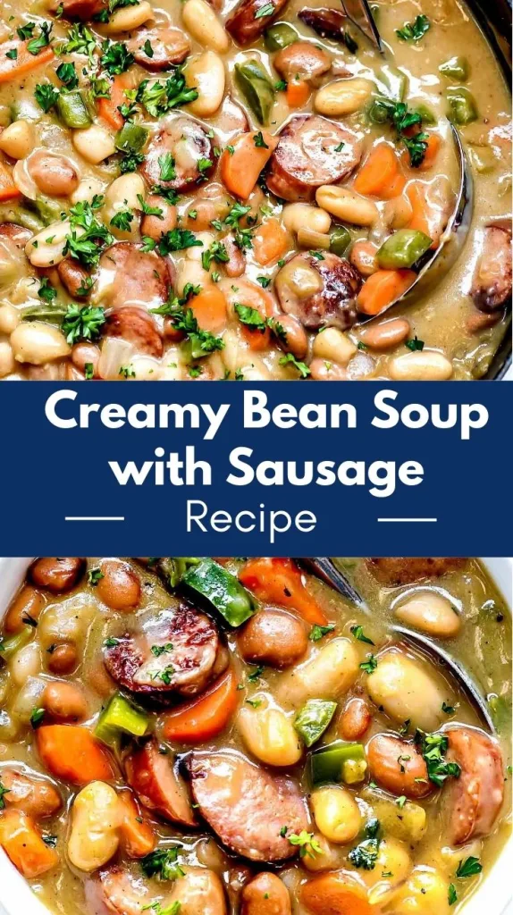 Creamy Bean Soup with Sausage Recipe