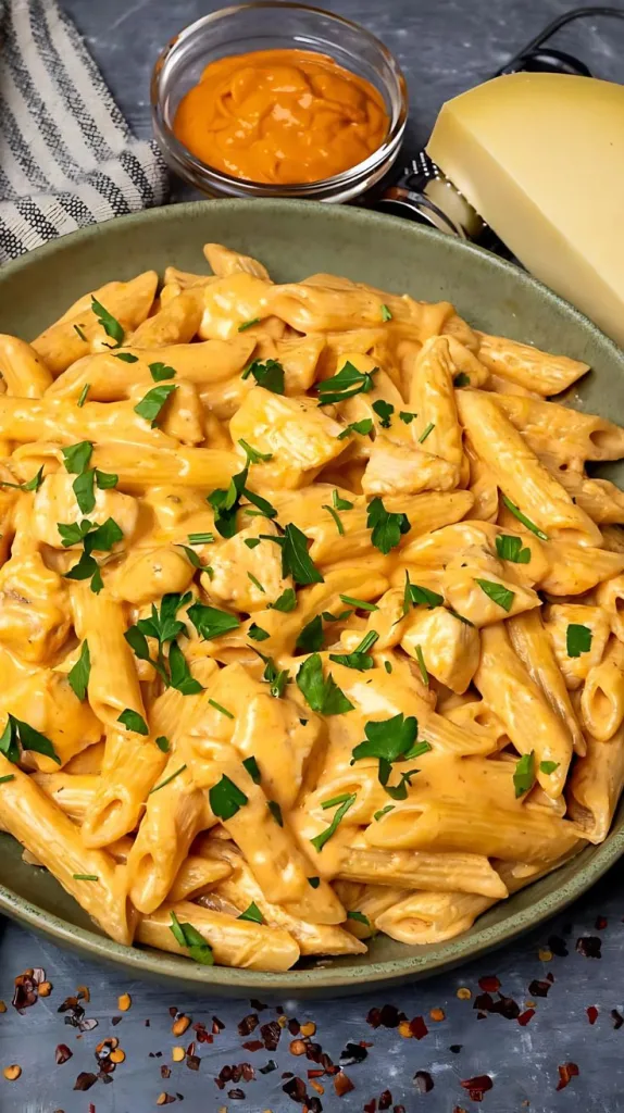Creamy Buffalo Chicken Pasta Recipe