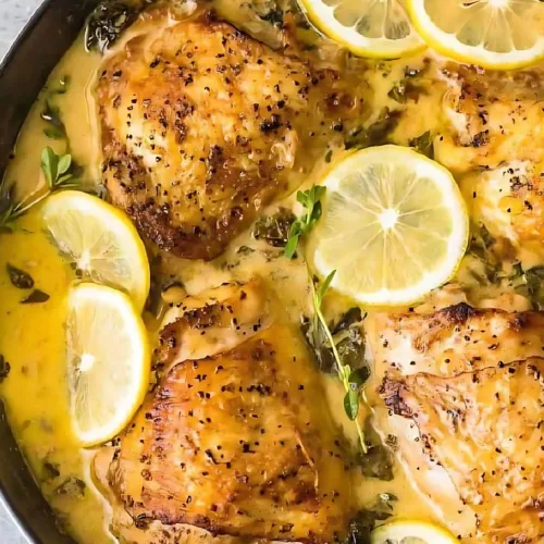 Creamy Butter Lemon Chicken Recipe