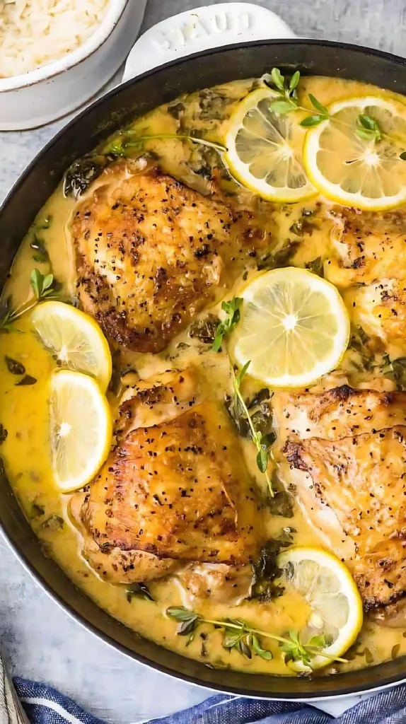 Creamy Butter Lemon Chicken Recipe