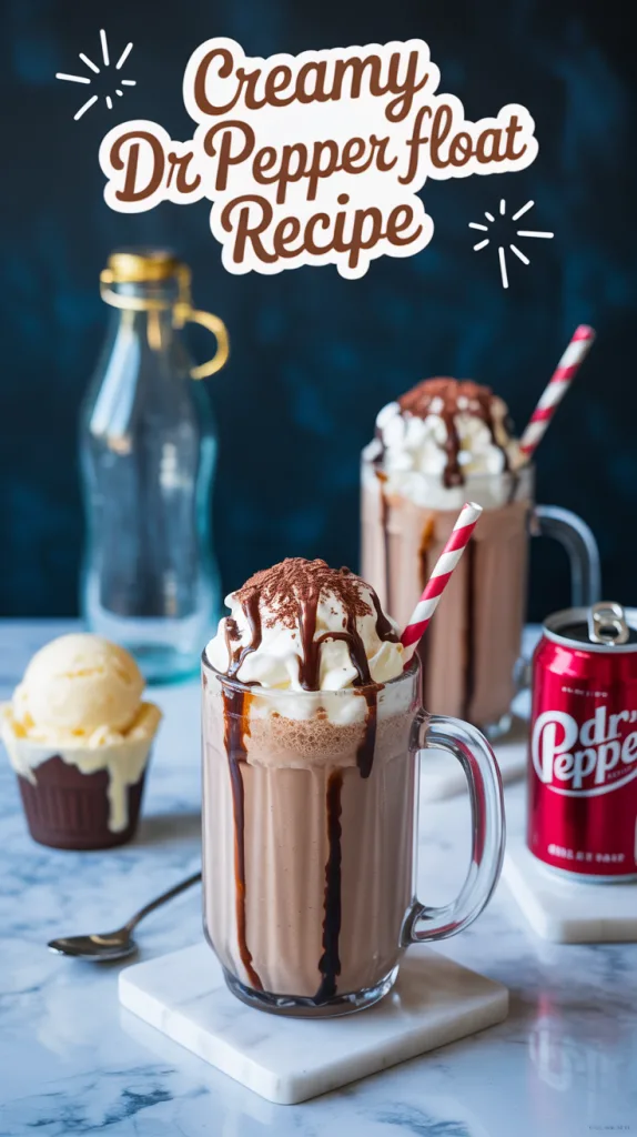 Creamy Dr Pepper Float Recipe