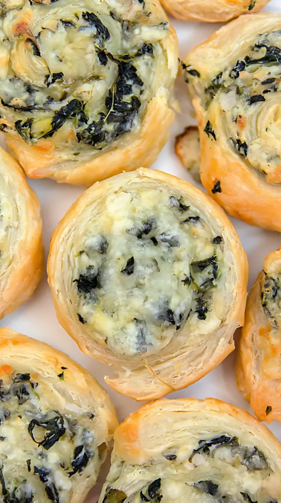 Creamy Spinach Roll Ups Recipe