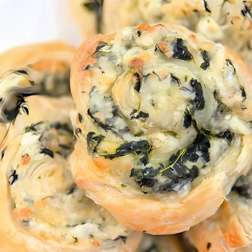 Creamy Spinach Roll Ups Recipe