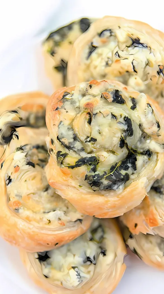 Creamy Spinach Roll Ups Recipe