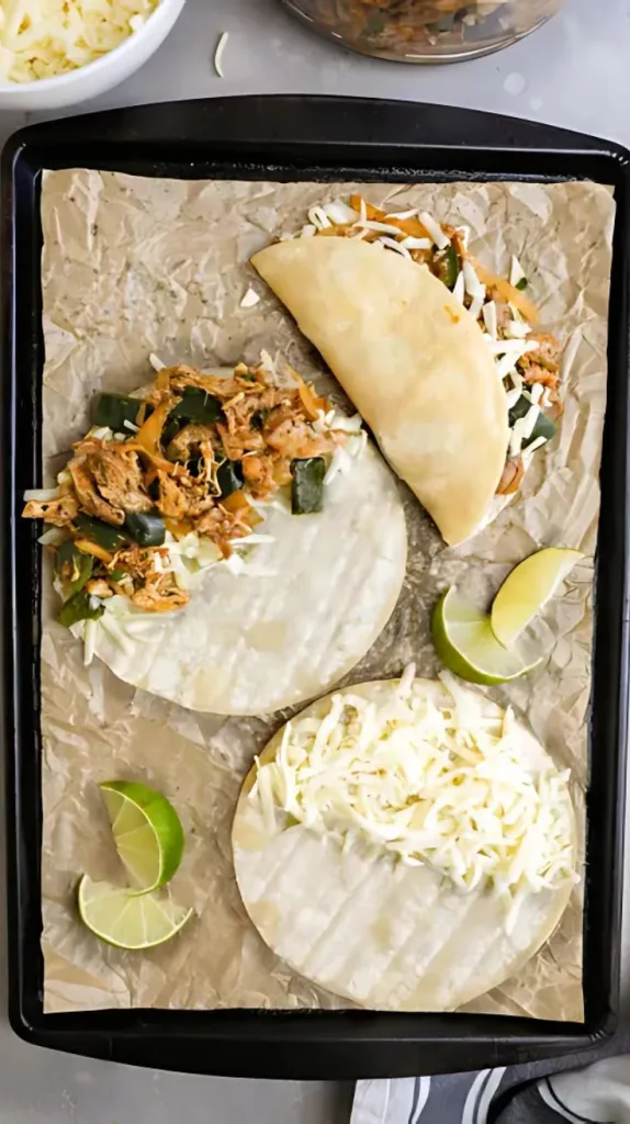 Crispy Poblano Chicken Tacos with Avocado Jalapeño Salsa