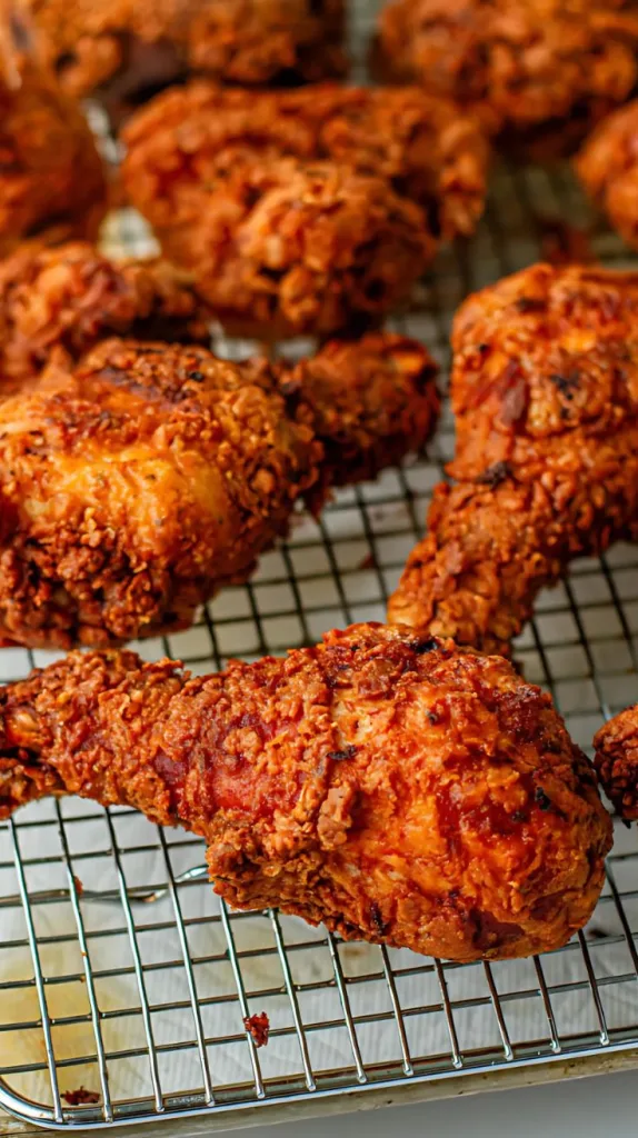 Crispy Soul Food Fried Chicken with Spicy Buttermilk Brine