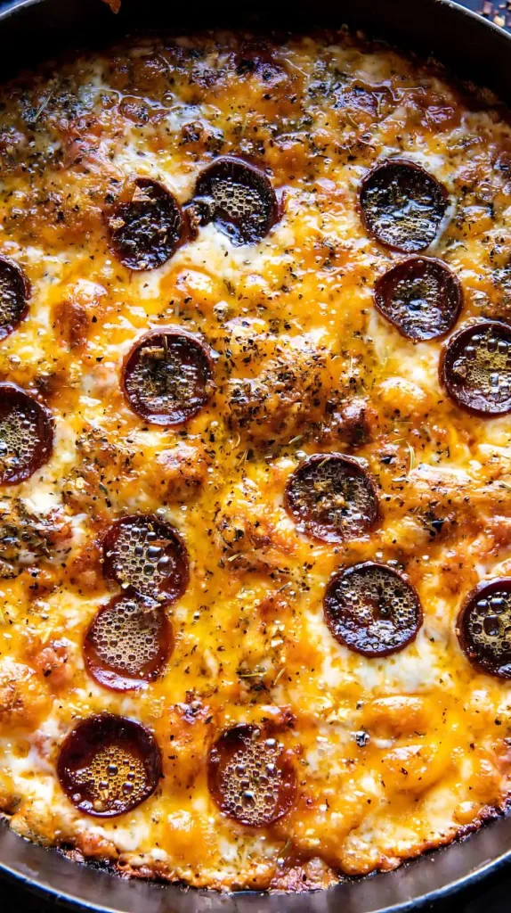 Crispy Tomato Herb Cheese Pan Pizza Recipe