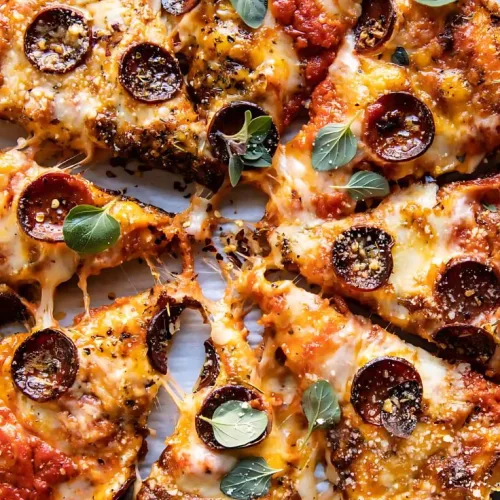 Crispy Tomato Herb Cheese Pan Pizza Recipe