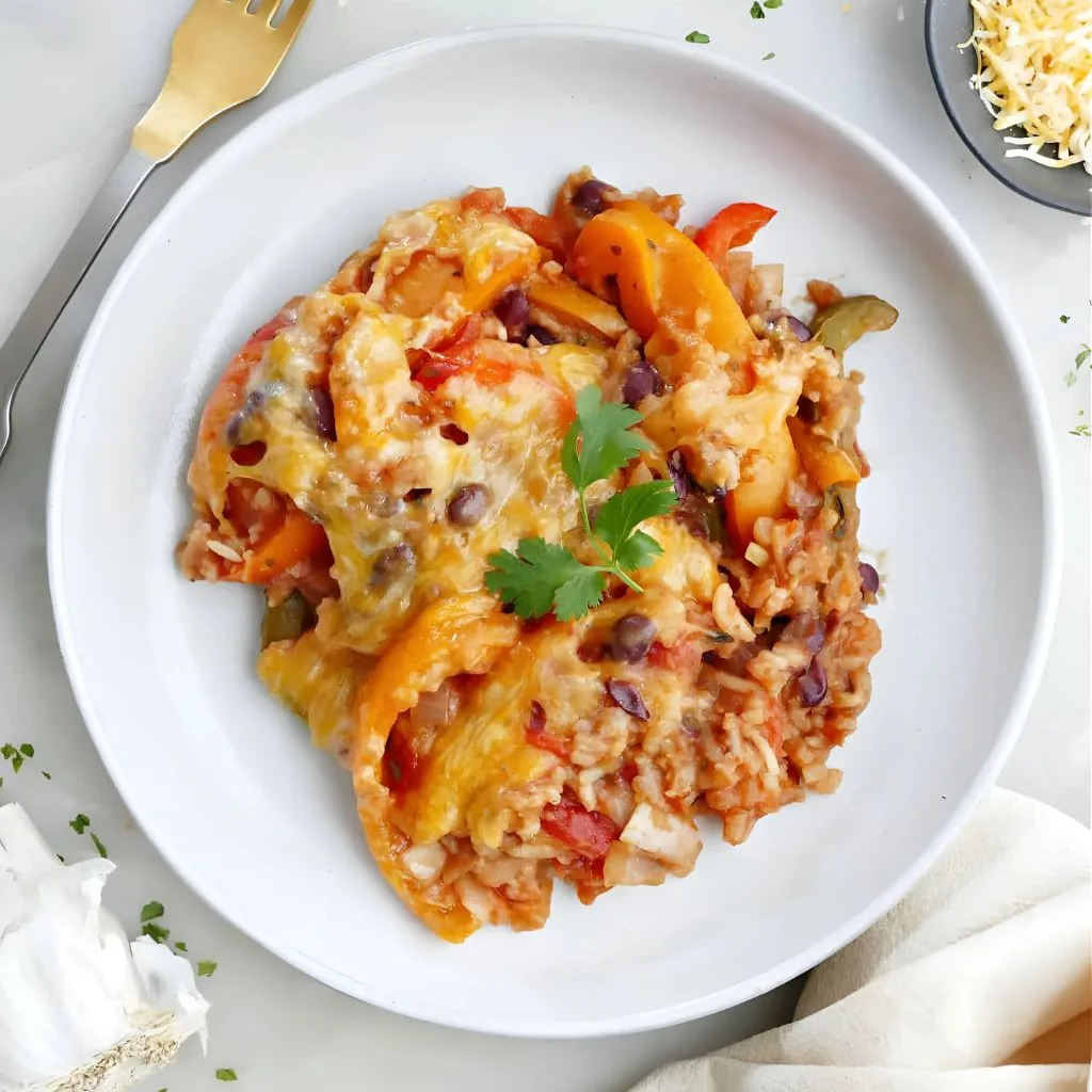 Crock Pot Stuffed Peppers Casserole