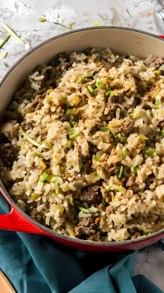 Dirty Rice with Ground Beef