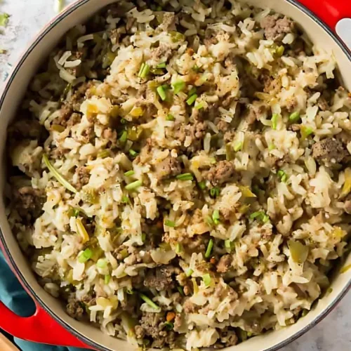 Dirty Rice with Ground Beef