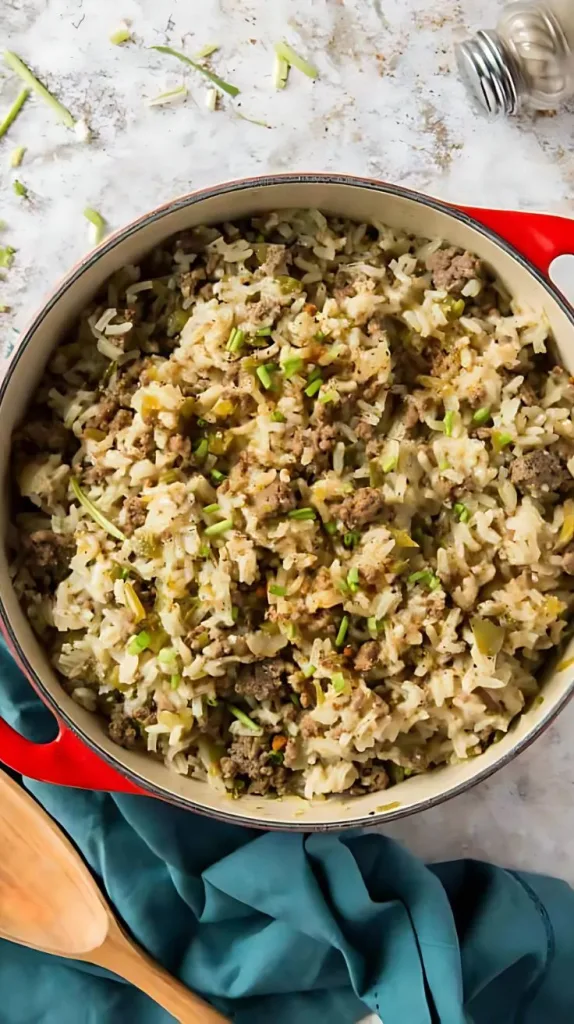 Dirty Rice with Ground Beef