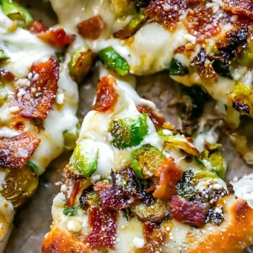 Easy Skillet Pizza with Brussels and Bacon Recipe