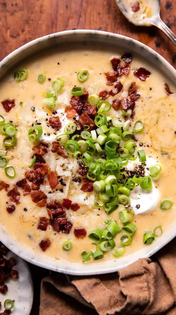 Easy Spicy Baked Potato Soup