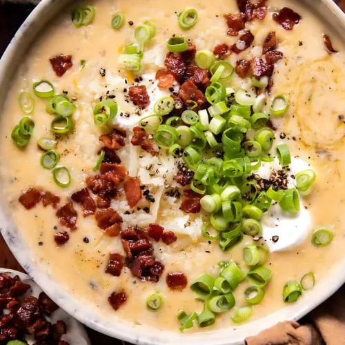 Easy Spicy Baked Potato Soup