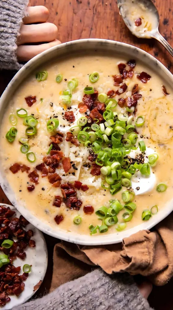 Easy Spicy Baked Potato Soup