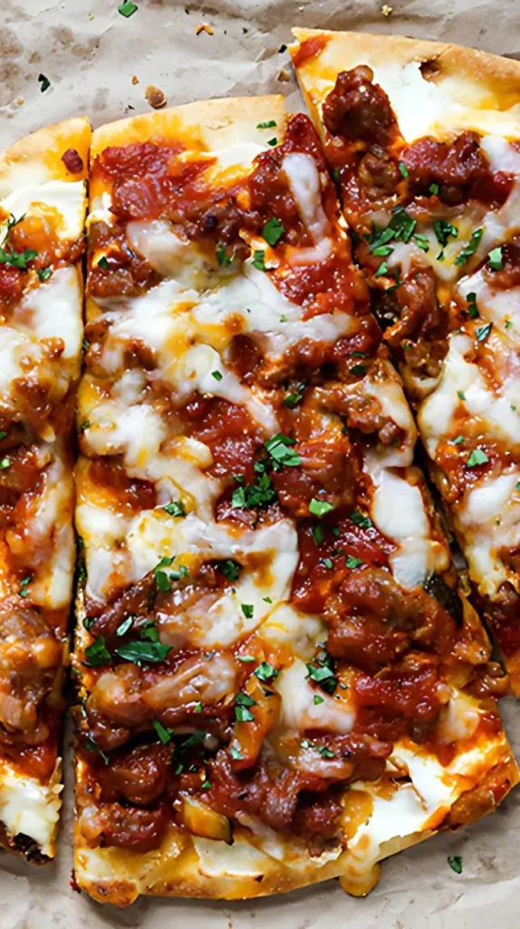 Easy Weeknight Lasagna Naan Pizzas Recipe