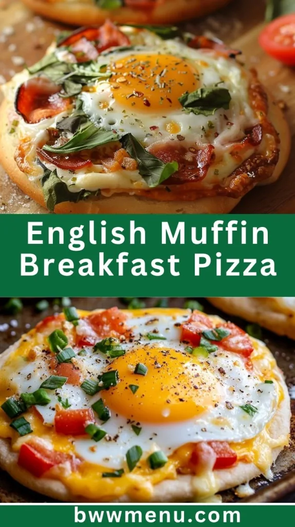 English Muffin Breakfast Pizza