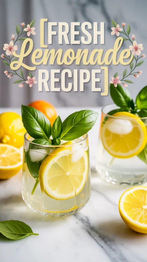 Fresh Lemonade Recipe