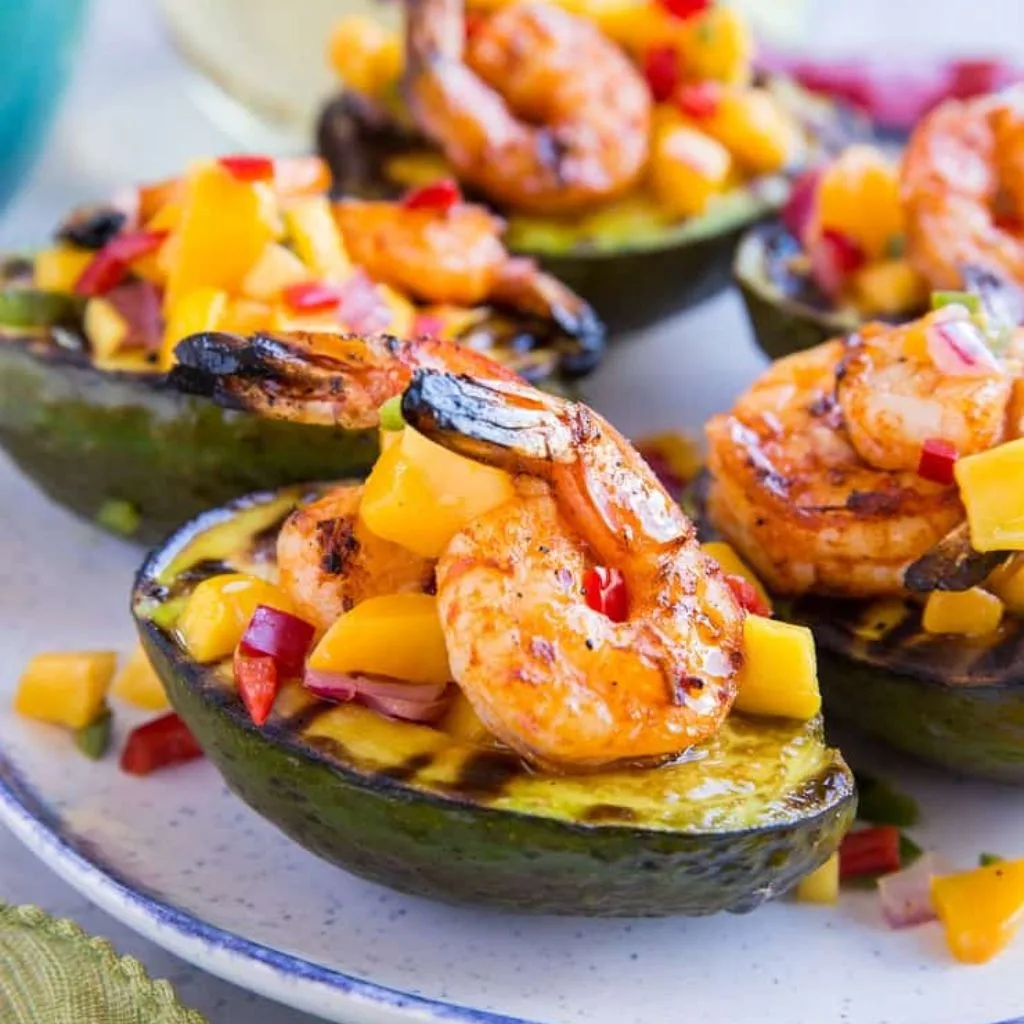 Grilled Stuffed Avocados
