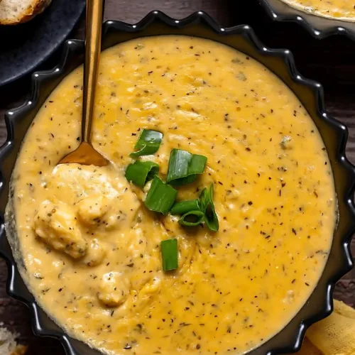 Hearty Cheddar Garlic Herb Potato Soup Recipe