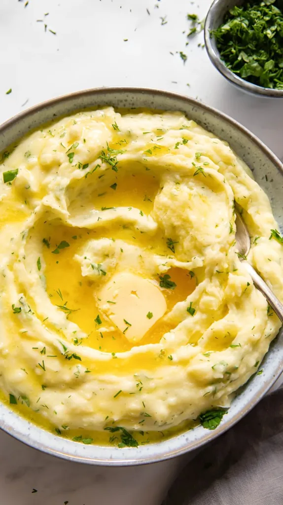 Herb and Garlic Mashed Potatoes Recipe