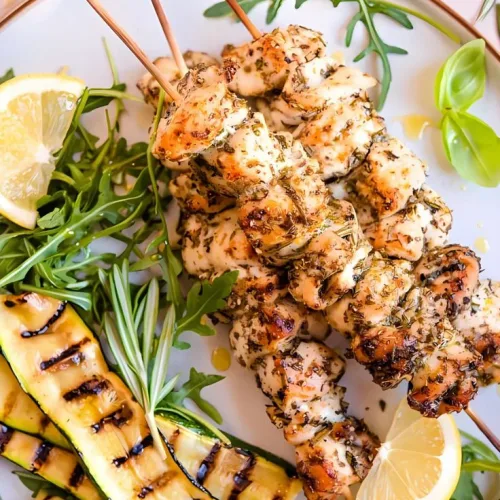 Italian Chicken Skewers Recipe