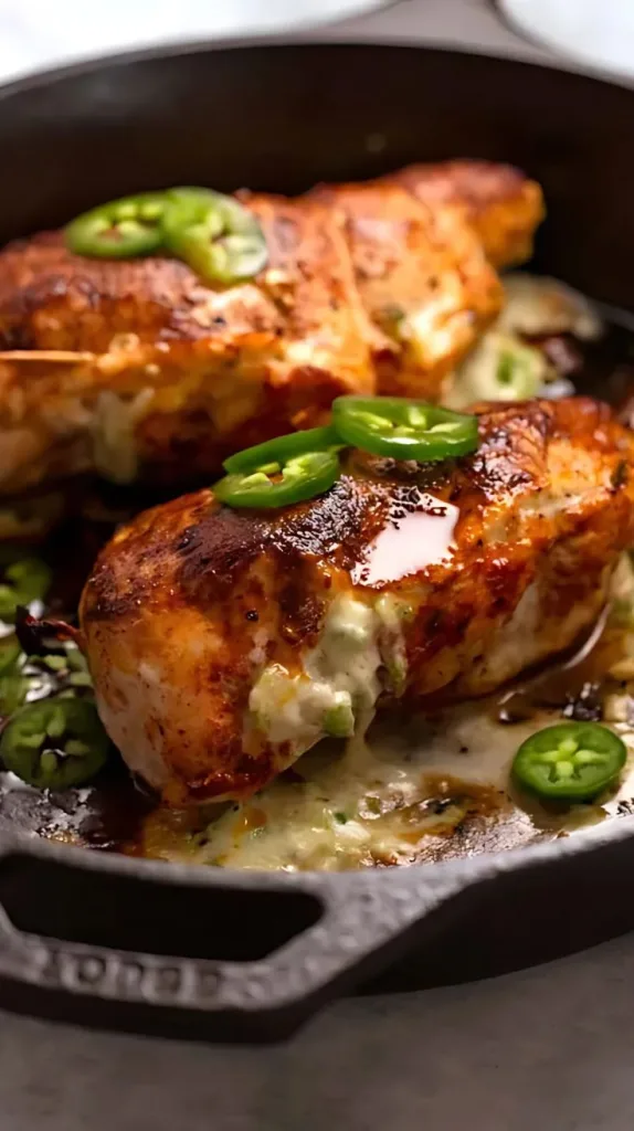 Jalapeno Popper Stuffed Chicken