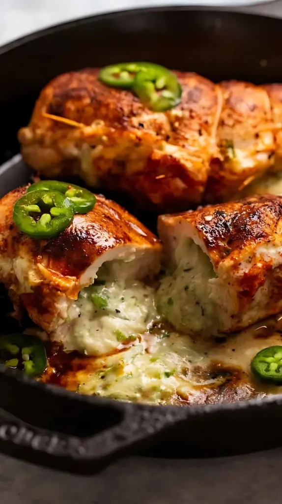 Jalapeno Popper Stuffed Chicken