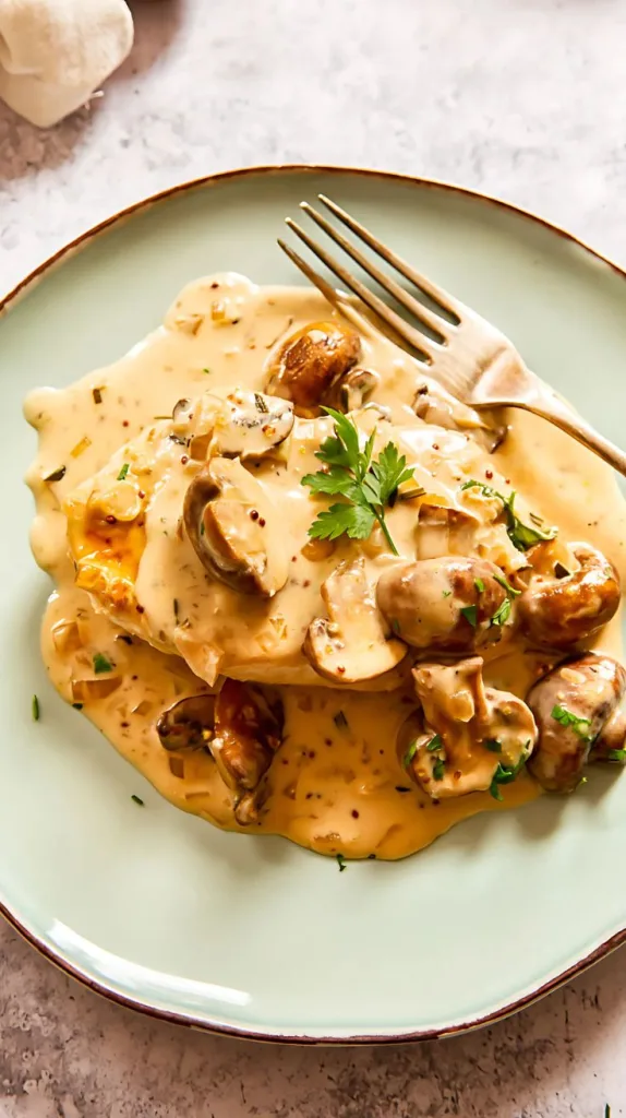 Juicy Chicken With Mushroom Sauce Recipe